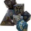 Level Up Dice - Polyhedral Set (7) - Draconik Indian Agate 2 Level Up Dice - Polyhedral Set (7) - Draconik Indian Agate -Toy Shop 10293