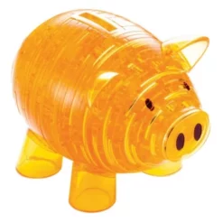 3D Crystal Puzzle - Gold Piggy Bank