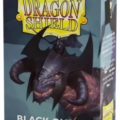 Dragon Shield Sleeves - 100 Matte - Black Outer