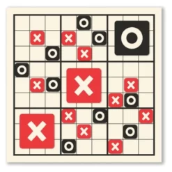 Tic Tac No - Magnetic Fridge Game -Toy Shop 10906