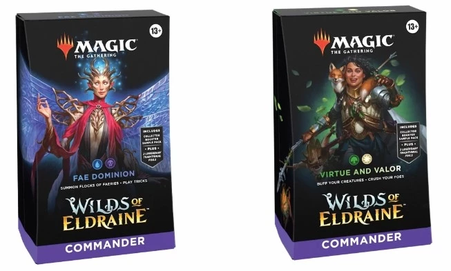 Magic The Gathering - Wilds Of Eldraine Commander Deck (each) 3 Magic The Gathering - Wilds Of Eldraine Commander Deck (each)