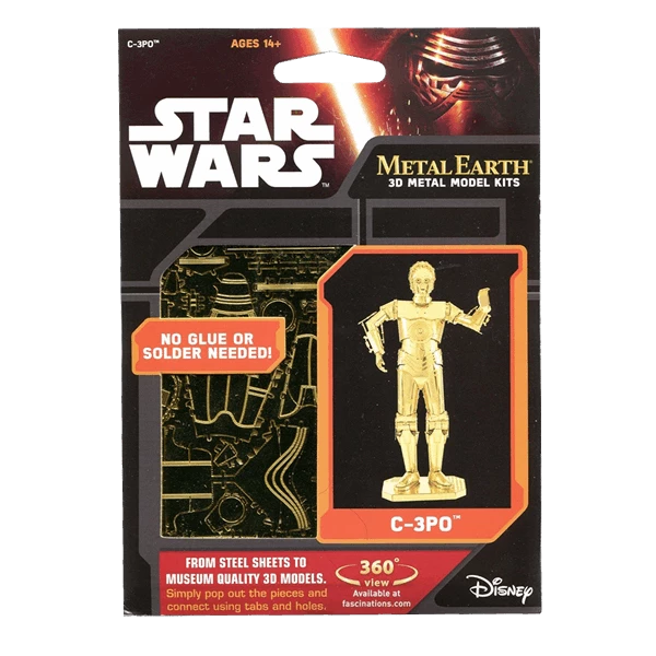 Metal Earth - Star Wars C-3PO 4 Metal Earth - Star Wars C-3PO - Image 2