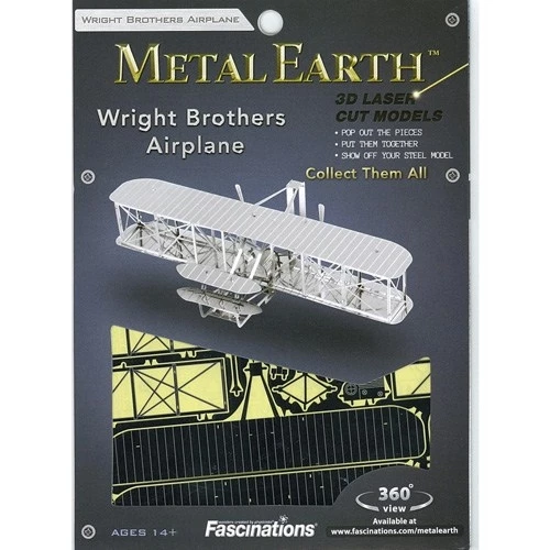 Metal Earth - Wright Brothers Plane 4 Metal Earth - Wright Brothers Plane - Image 2