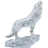 3D Crystal Puzzle - Silver Wolf -Toy Shop 2044