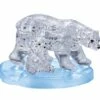 3D Crystal Puzzle - Polar Bear And Cub