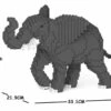 Jekca Sculpture - Elephant Walking 1 Jekca Sculpture - Elephant Walking -Toy Shop 4103