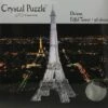 3D Crystal Puzzle - Black Eiffel Tower -Toy Shop 4946