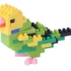 Nanoblock - Small Green Opaline Budgerigar 1 Nanoblock - Small Green Opaline Budgerigar -Toy Shop 5361
