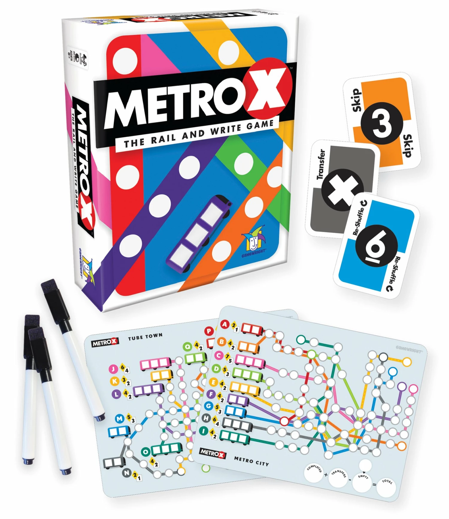 Metro X - The Rail And Write Game 4 Metro X - The Rail And Write Game - Image 2
