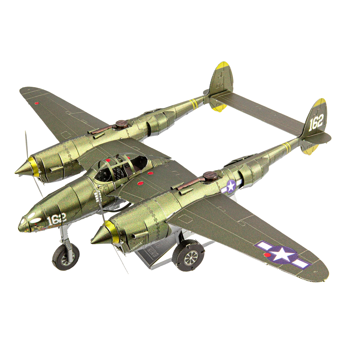Metal Earth Iconx - P-38 Lightning 3 Metal Earth Iconx - P-38 Lightning