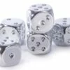 Dice Games - X5 Metallic Dice In A Tin -Toy Shop 6143