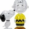 3D Crystal Puzzle - Snoopy & Charlie Brown