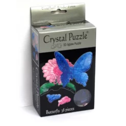 3D Crystal Puzzle - Blue Butterfly