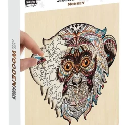 Wooden Jigsaw - 132 Piece Monkey