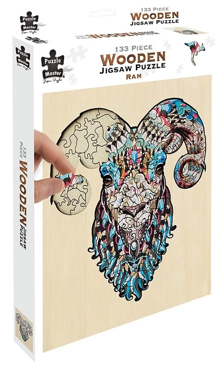 Wooden Jigsaw - 133 Piece Ram 3 Wooden Jigsaw - 133 Piece Ram
