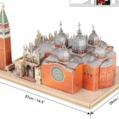 Cubic 3D - National Geographic - St Mark's Sq Venice 5 Cubic 3D - National Geographic - St Mark's Sq Venice -Toy Shop 8052