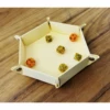 HEX DICE TRAY - 6" YELLOW 1 HEX DICE TRAY - 6" YELLOW -Toy Shop 8599