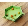 HEX DICE TRAY - 6" GREEN -Toy Shop 8603