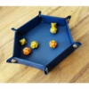 HEX DICE TRAY - 6" BLUE -Toy Shop 8605