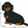 Jekca Sculpture - Dachshund Sitting -Toy Shop 9517