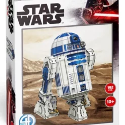Cubic 4D Paper Model Kit - Star Wars R2-D2