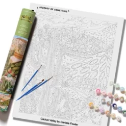 Paint By Numbers - Cactus Valley -Toy Shop 9778